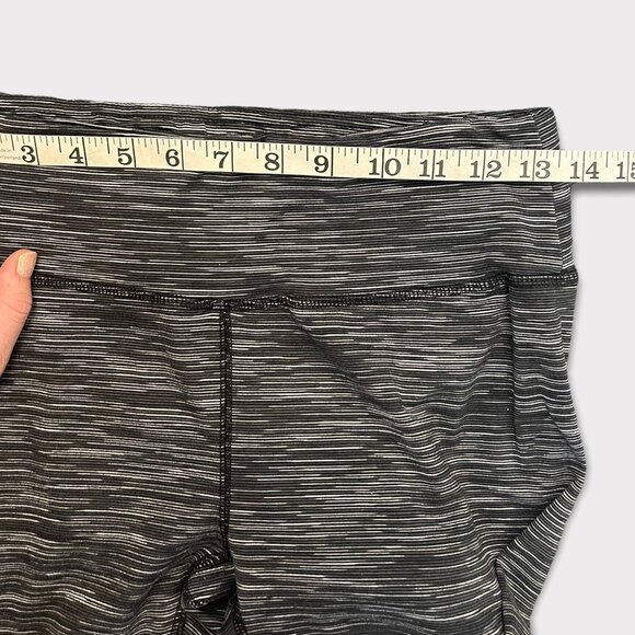 Reebok Grey & White Striped Leggings Size M - Picture 5 of 7